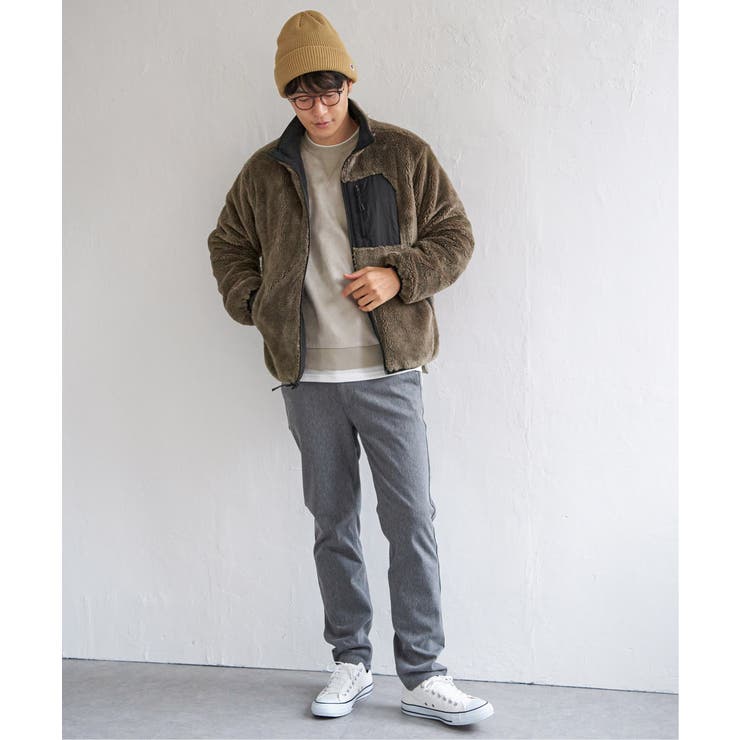 【親子コーデ】リバーシブルナイロンフリースブルゾン | ikka  | 詳細画像16 