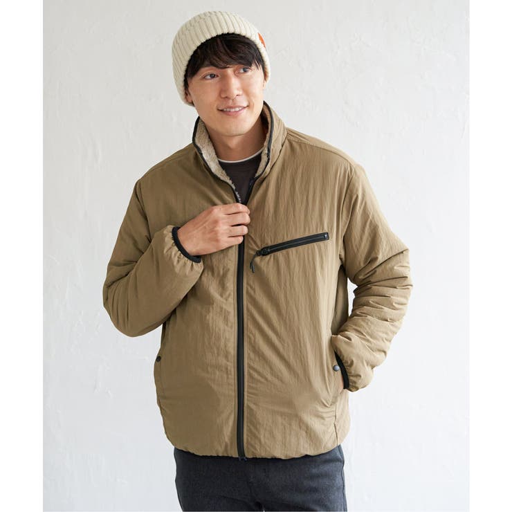 【親子コーデ】リバーシブルナイロンフリースブルゾン | ikka  | 詳細画像19 