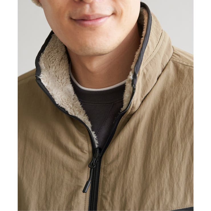 【親子コーデ】リバーシブルナイロンフリースブルゾン | ikka  | 詳細画像20 