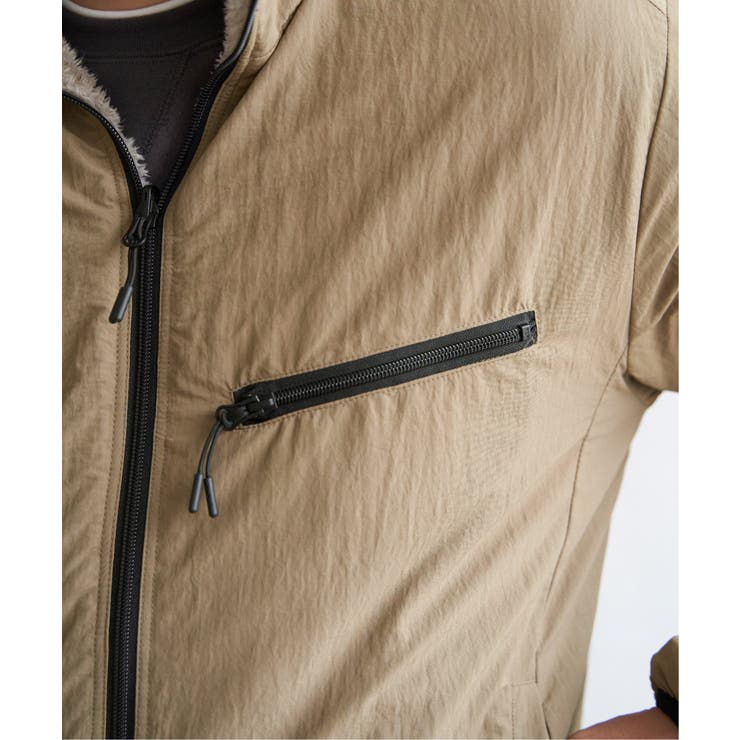 【親子コーデ】リバーシブルナイロンフリースブルゾン | ikka  | 詳細画像22 