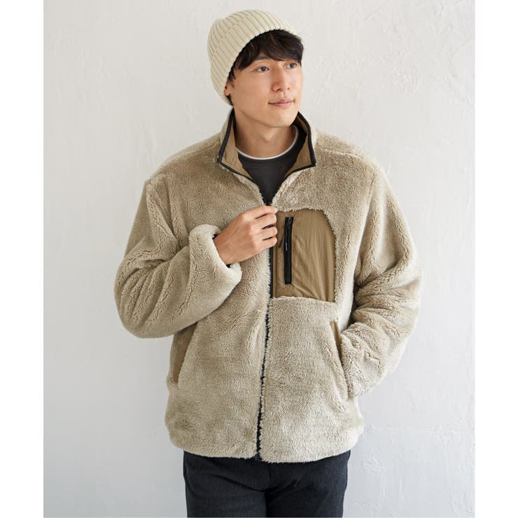 【親子コーデ】リバーシブルナイロンフリースブルゾン | ikka  | 詳細画像25 