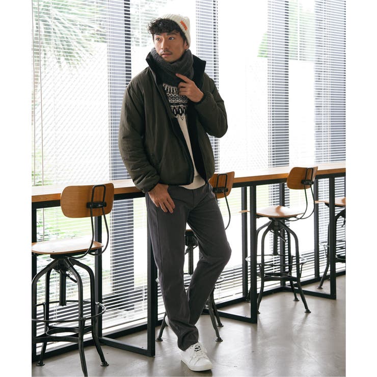 【親子コーデ】リバーシブルナイロンフリースブルゾン | ikka  | 詳細画像5 