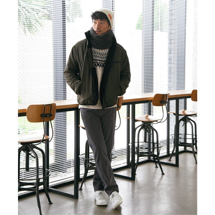 【親子コーデ】リバーシブルナイロンフリースブルゾン | ikka  | 詳細画像6 