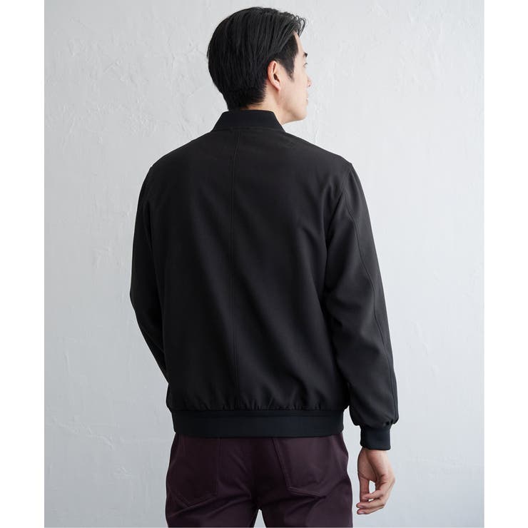 撥水メランジリブブルゾン | ikka  | 詳細画像13 