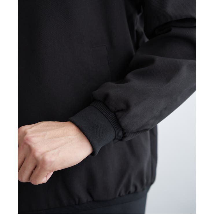 撥水メランジリブブルゾン | ikka  | 詳細画像17 