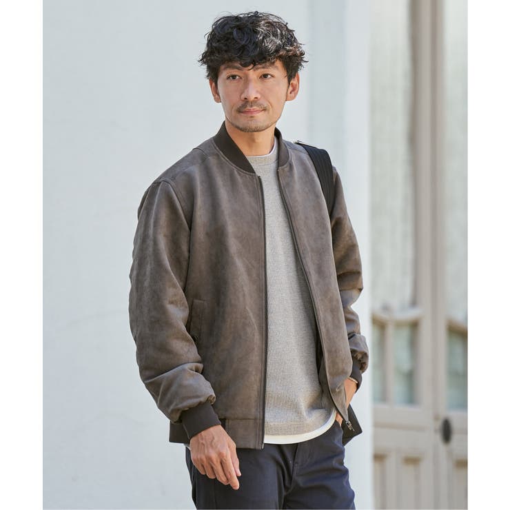 【親子コーデ】フェイクスウェードブルゾン | ikka  | 詳細画像3 