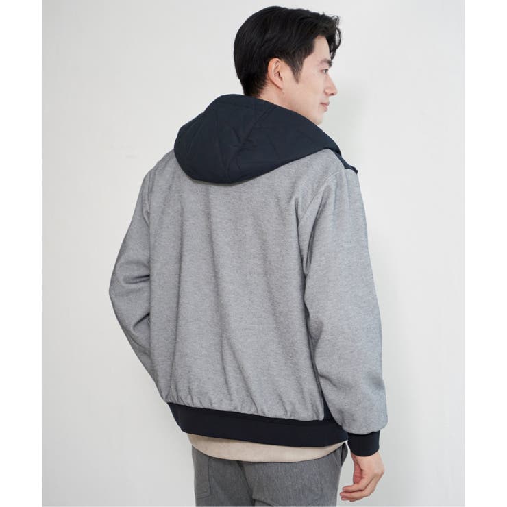 【芸能人着用】sorona(R)ブロックスコンビパーカー | ikka  | 詳細画像19 