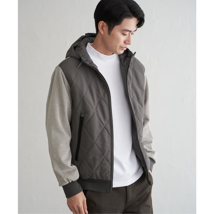 【芸能人着用】sorona(R)ブロックスコンビパーカー | ikka  | 詳細画像37 