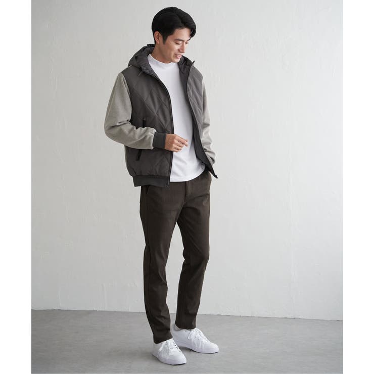 【芸能人着用】sorona(R)ブロックスコンビパーカー | ikka  | 詳細画像40 