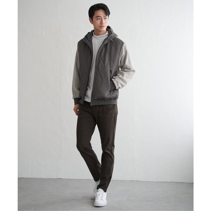 【芸能人着用】sorona(R)ブロックスコンビパーカー | ikka  | 詳細画像41 