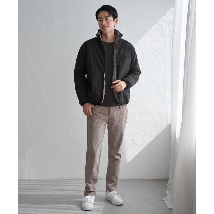 【2WAY】リバーシブルナイロンフリースブルゾン | ikka  | 詳細画像10 