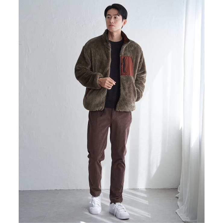 【2WAY】リバーシブルナイロンフリースブルゾン | ikka  | 詳細画像14 