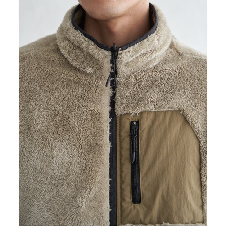 【2WAY】リバーシブルナイロンフリースブルゾン | ikka  | 詳細画像32 