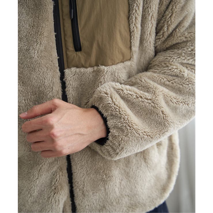 【2WAY】リバーシブルナイロンフリースブルゾン | ikka  | 詳細画像33 