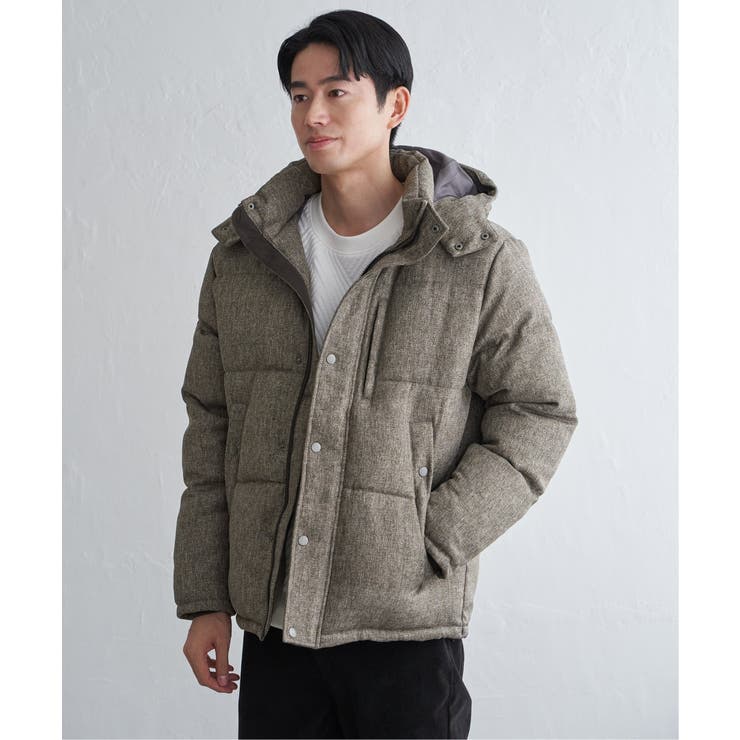 ベージュ | 【親子コーデ】sorona(R)ツイードライクブルゾン | ikka 