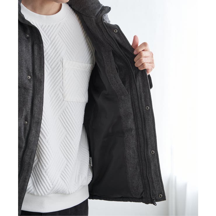 【親子コーデ】sorona(R)ツイードライクブルゾン | ikka  | 詳細画像34 