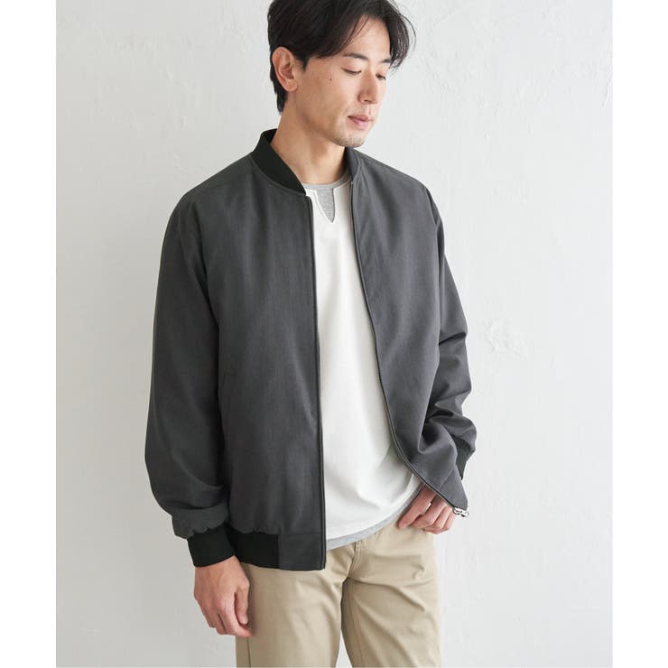 2wayライナー付きリブブルゾン | ikka  | 詳細画像12 