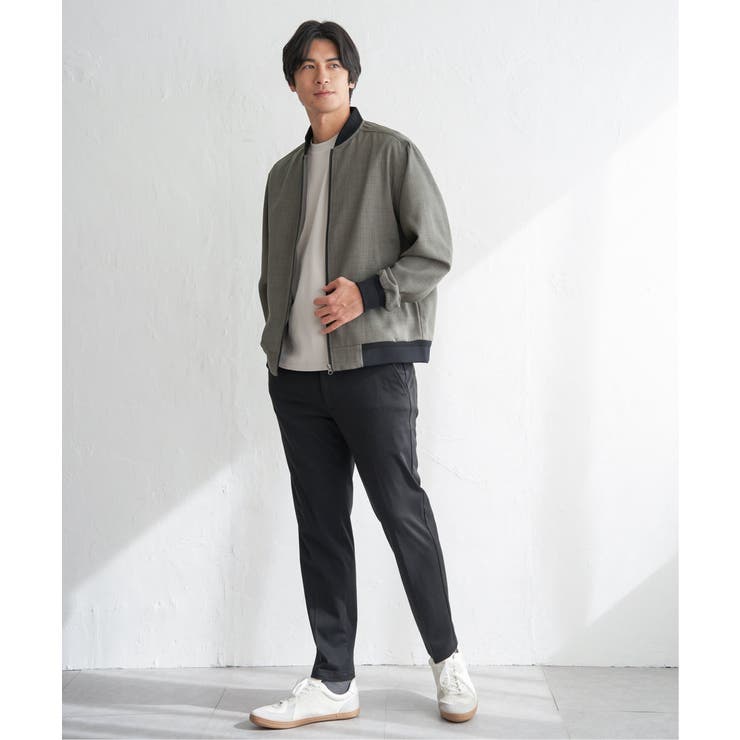 イージーケアリネンライクブルゾン【親子コーデ】 | ikka  | 詳細画像6 