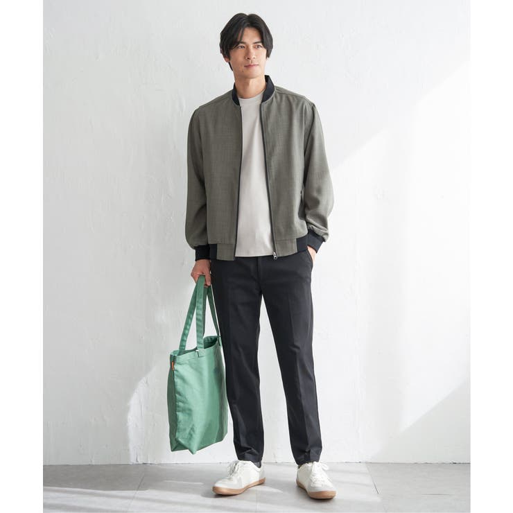 イージーケアリネンライクブルゾン【親子コーデ】 | ikka  | 詳細画像7 