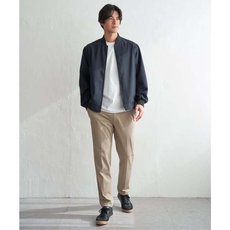 イージーケアリネンライクブルゾン【親子コーデ】 | ikka  | 詳細画像10 