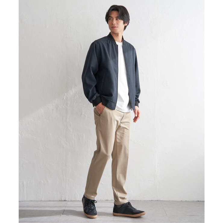 イージーケアリネンライクブルゾン【親子コーデ】 | ikka  | 詳細画像11 