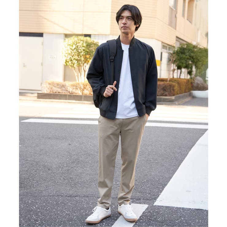 イージーケアリネンライクブルゾン【親子コーデ】 | ikka  | 詳細画像13 