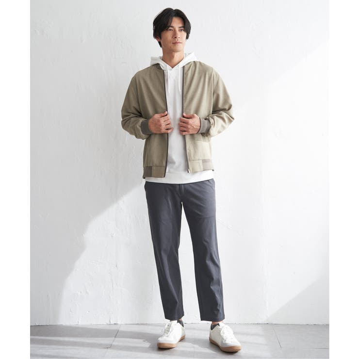 イージーケアリネンライクブルゾン【親子コーデ】 | ikka  | 詳細画像17 