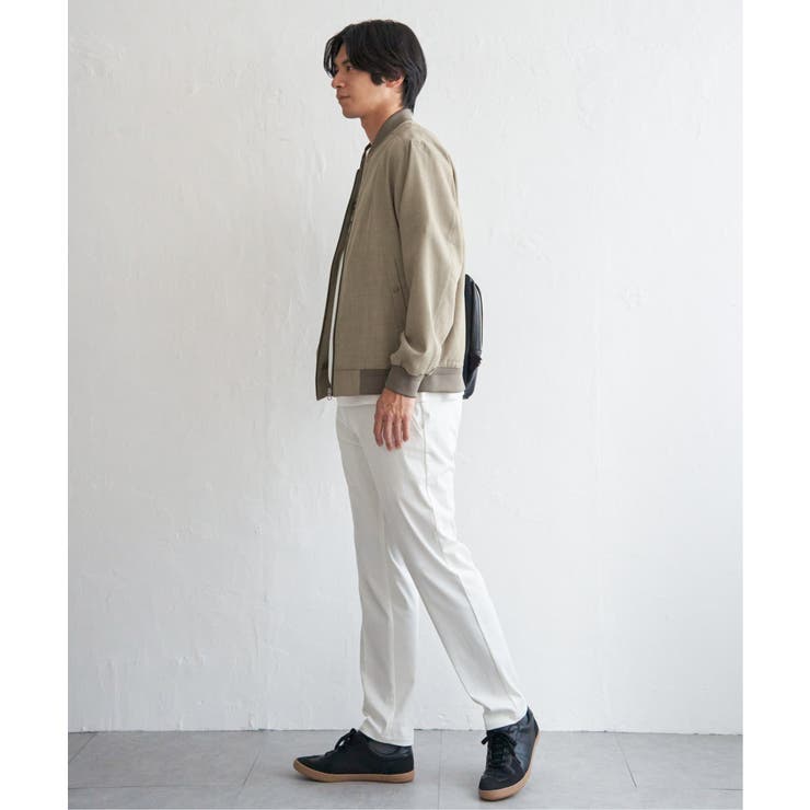 イージーケアリネンライクブルゾン【親子コーデ】 | ikka  | 詳細画像18 