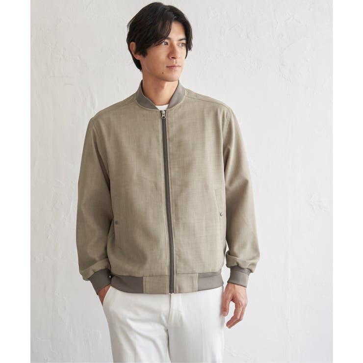 イージーケアリネンライクブルゾン【親子コーデ】 | ikka  | 詳細画像20 