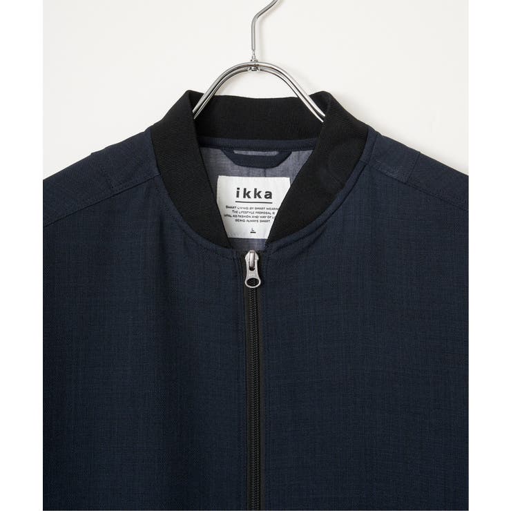 イージーケアリネンライクブルゾン【親子コーデ】 | ikka  | 詳細画像30 