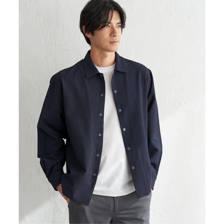 ネイビーブルー | イージケアサッカースナップシャウター | ikka 