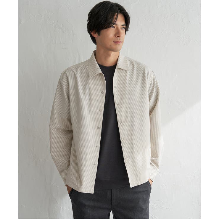 ベージュ | イージケアサッカースナップシャウター | ikka 