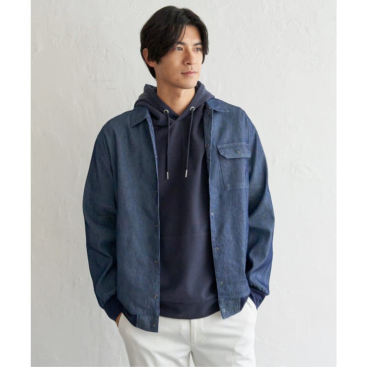 メッシュデニムシャルゾン | ikka  | 詳細画像8 