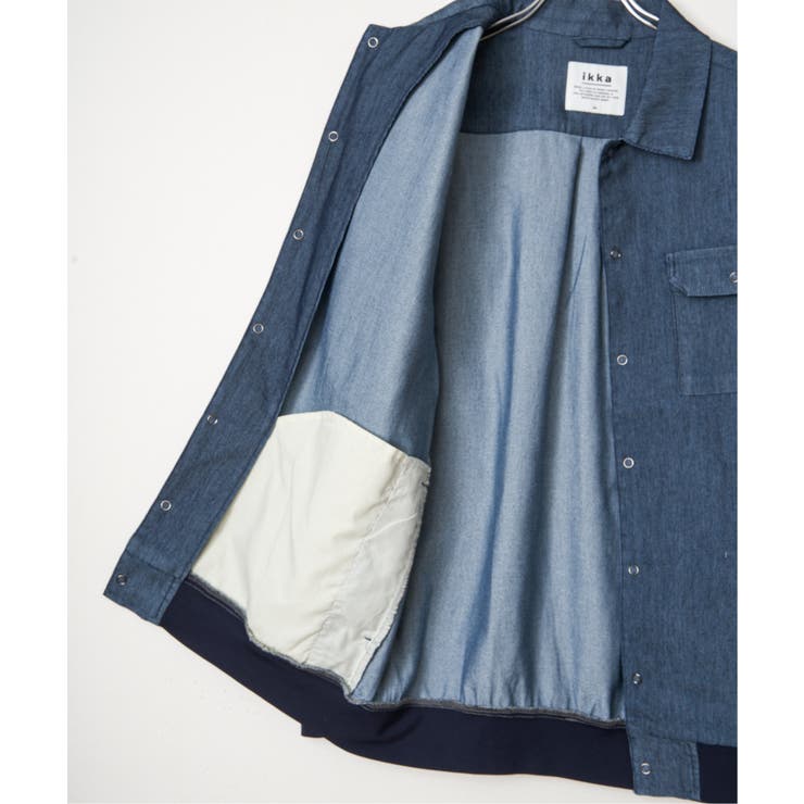 メッシュデニムシャルゾン | ikka  | 詳細画像29 