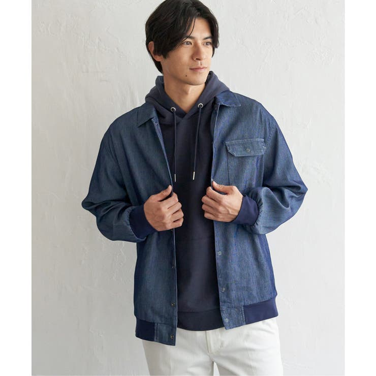 メッシュデニムシャルゾン | ikka  | 詳細画像7 