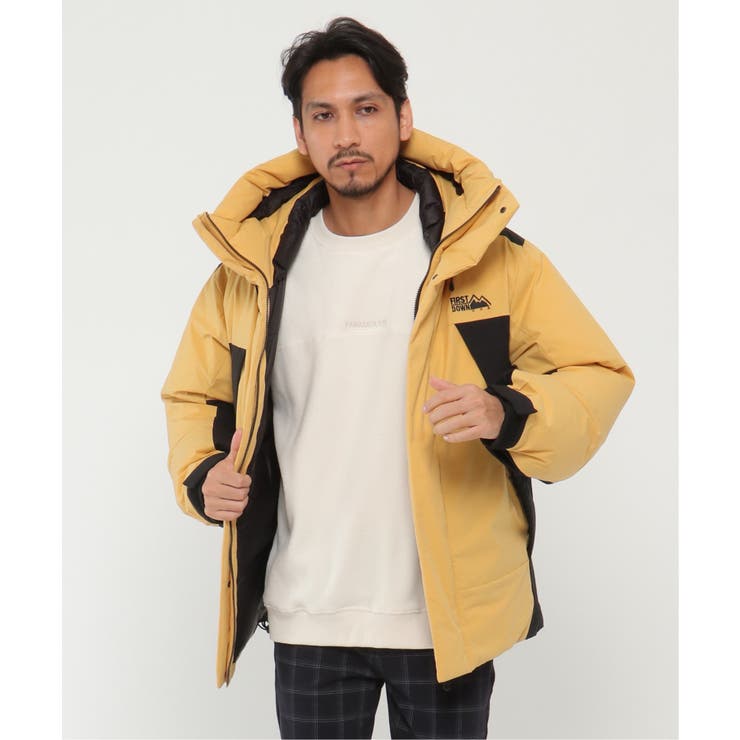 【美品】ファーストダウン マウンテンダウンパーカー　Ｍ 送料無料』90sオリジナル FIRST DOWN ダウンマウンテンパーカー M