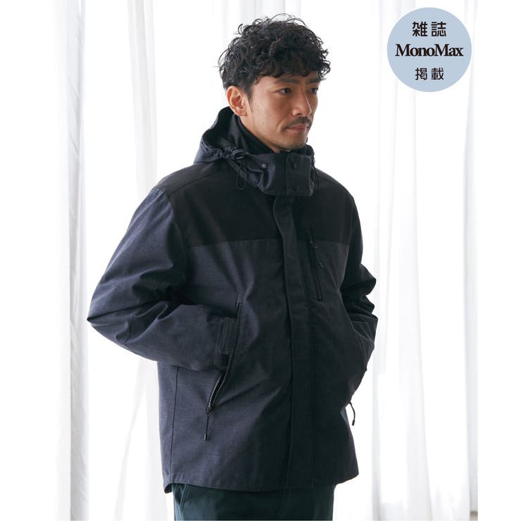 ネイビーブルー | sorona 3WAYマウンテンパーカー | ikka 