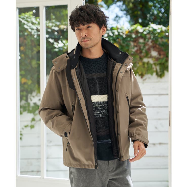 【芸能人着用】sorona(R) 3WAYマウンテンパーカー【撥水】 | ikka  | 詳細画像10 