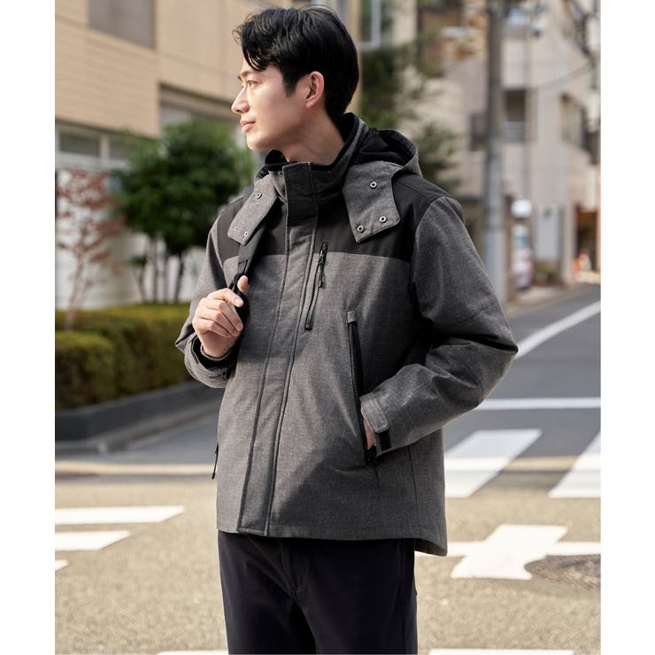 ミディアムグレー | 【芸能人着用】sorona(R) 3WAYマウンテンパーカー【撥水】 | ikka 