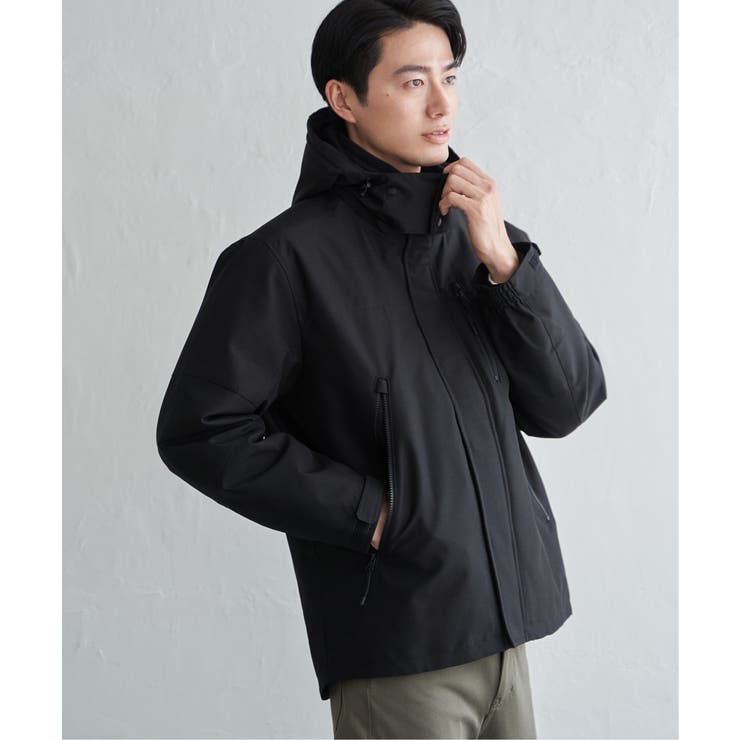 ブラック | 【芸能人着用】sorona(R) 3WAYマウンテンパーカー【撥水】 | ikka 