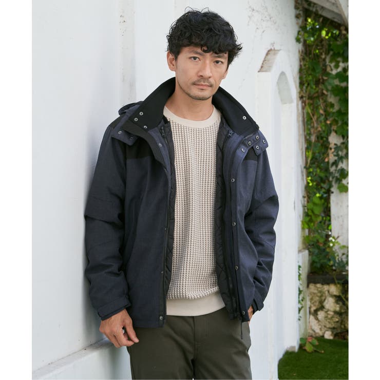 【芸能人着用】sorona(R) 3WAYマウンテンパーカー【撥水】 | ikka  | 詳細画像2 