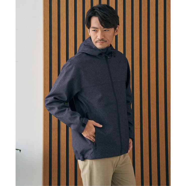 撥水メランジ ジップマウンテンパーカー【親子コーデ】 | ikka  | 詳細画像8 