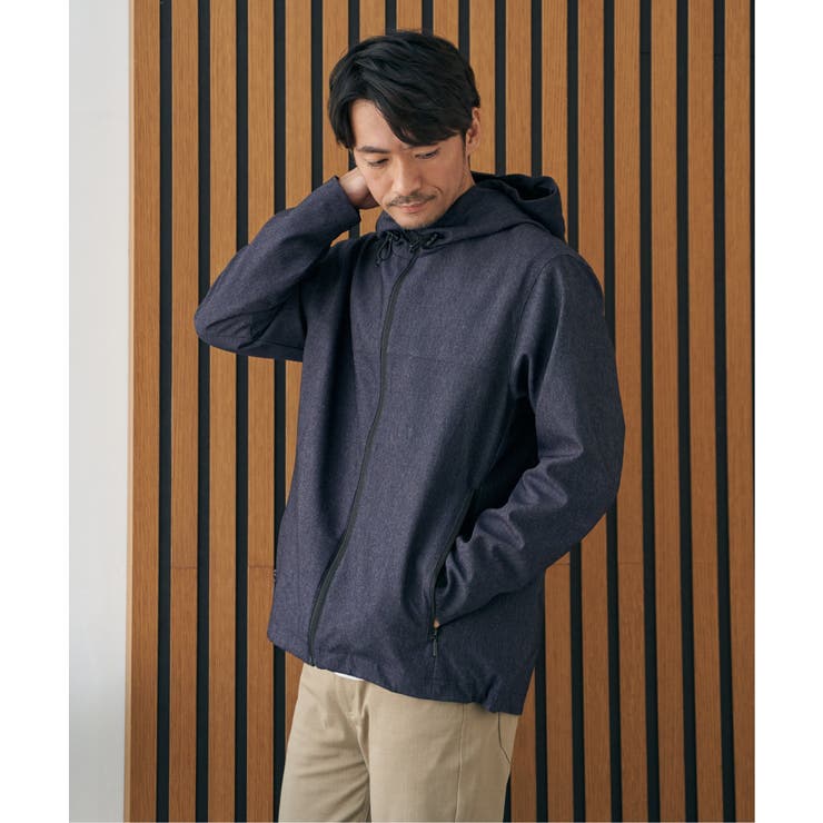 撥水メランジ ジップマウンテンパーカー【親子コーデ】 | ikka  | 詳細画像9 