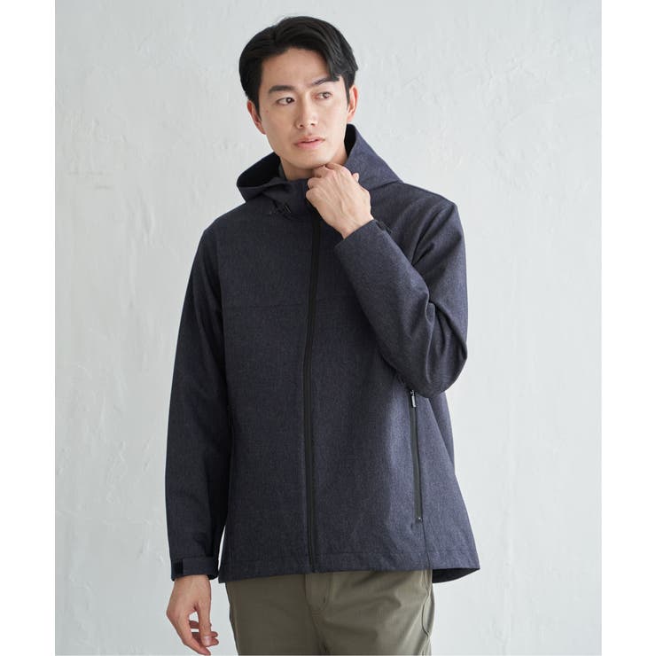 撥水メランジ ジップマウンテンパーカー【親子コーデ】 | ikka  | 詳細画像10 