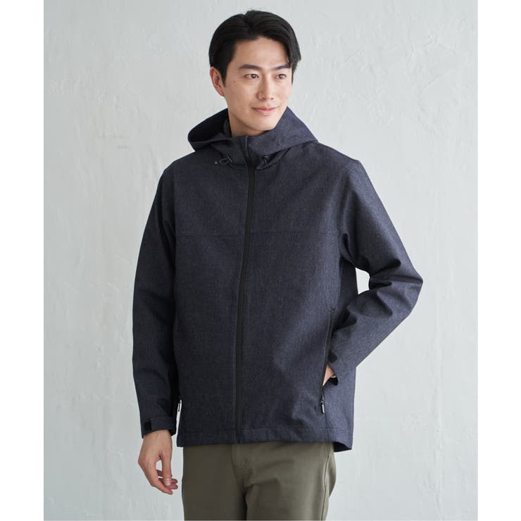 撥水メランジ ジップマウンテンパーカー【親子コーデ】 | ikka  | 詳細画像12 