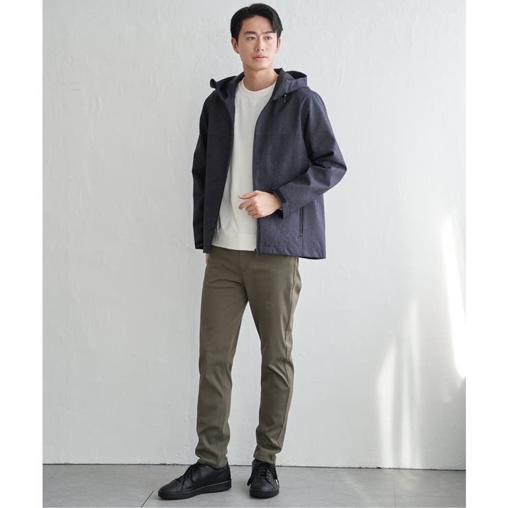 撥水メランジ ジップマウンテンパーカー【親子コーデ】 | ikka  | 詳細画像13 