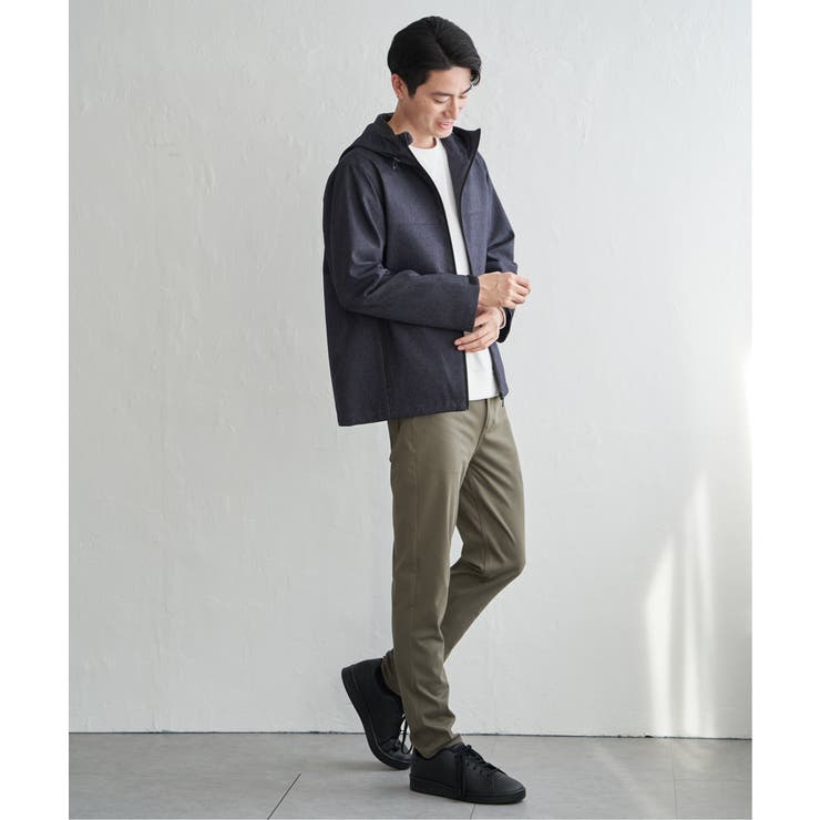 撥水メランジ ジップマウンテンパーカー【親子コーデ】 | ikka  | 詳細画像14 