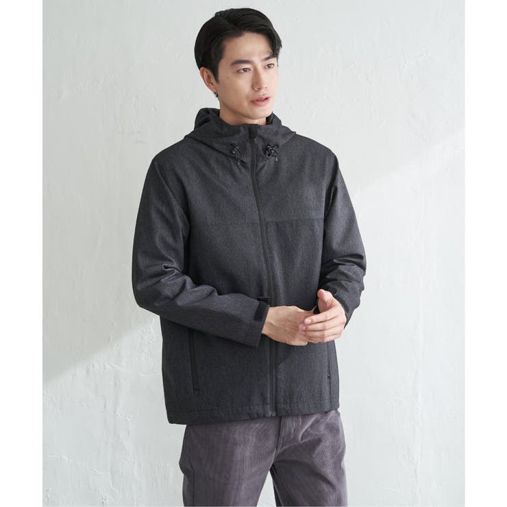 撥水メランジ ジップマウンテンパーカー【親子コーデ】 | ikka  | 詳細画像16 