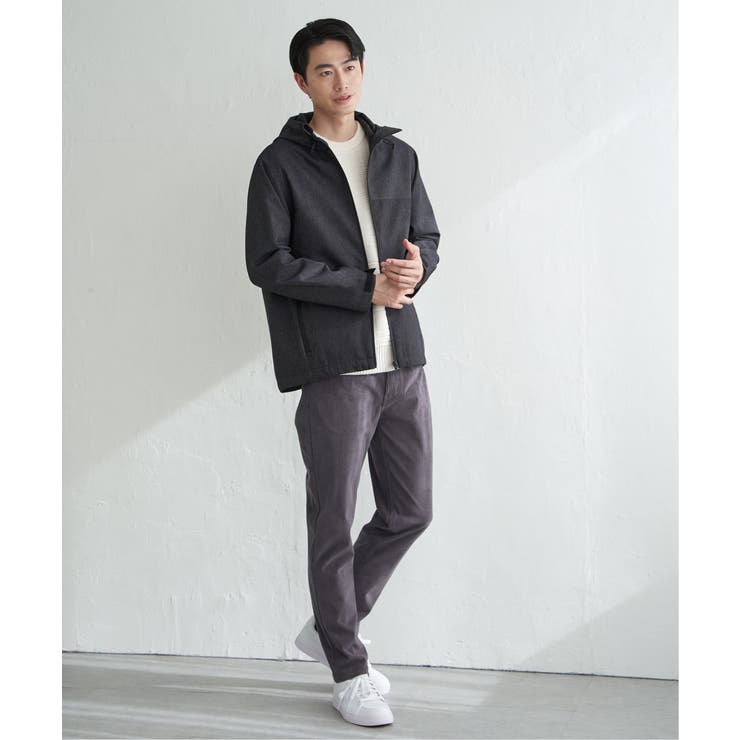 撥水メランジ ジップマウンテンパーカー【親子コーデ】 | ikka  | 詳細画像18 