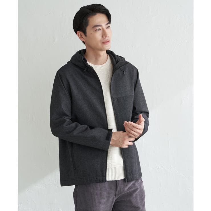 撥水メランジ ジップマウンテンパーカー【親子コーデ】 | ikka  | 詳細画像21 